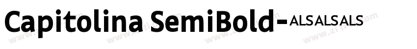 Capitolina SemiBold字体转换 Capitolina SemiBold字体转换